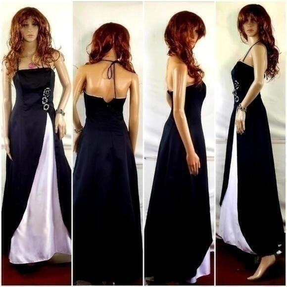 Niki Livas Zam Zam Spaghetti Strap Formal Prom Dress XS - Picture 1 of 6